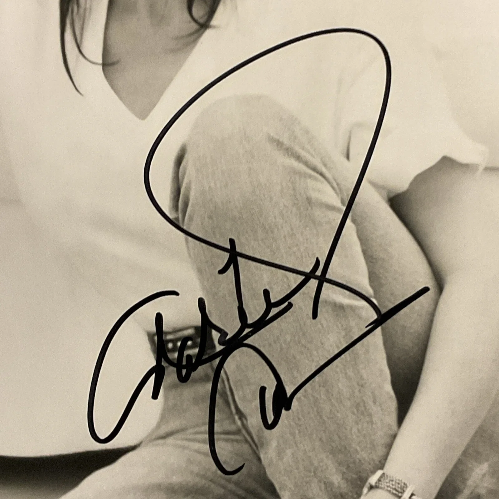 MARIE OSMOND Signed Autographed 8x10 Agency Photo B&W VTG From KSK Collection, изображение 2