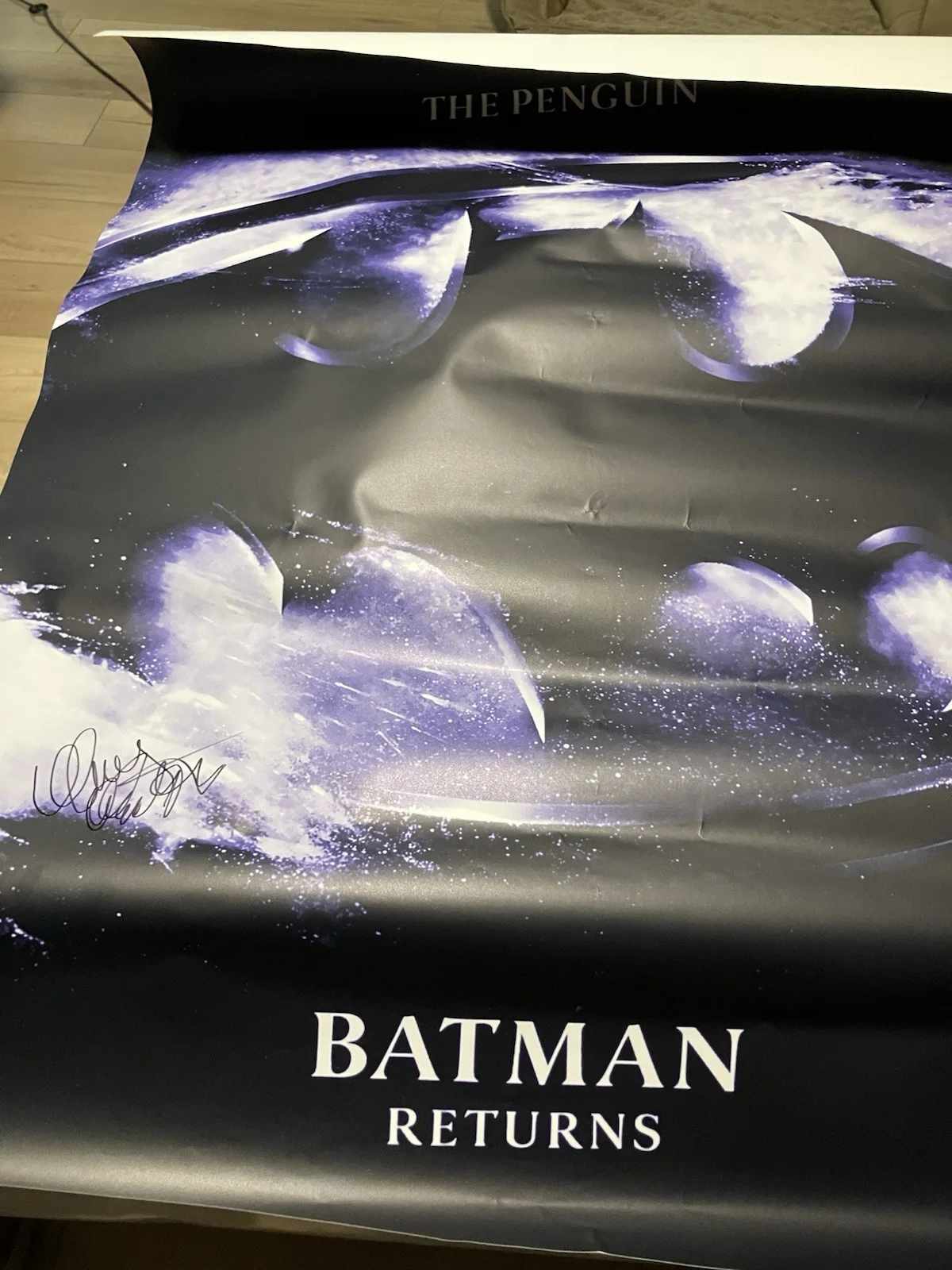 Danny Devito — Danny Devito Signed Batman Returns Poster, image 2