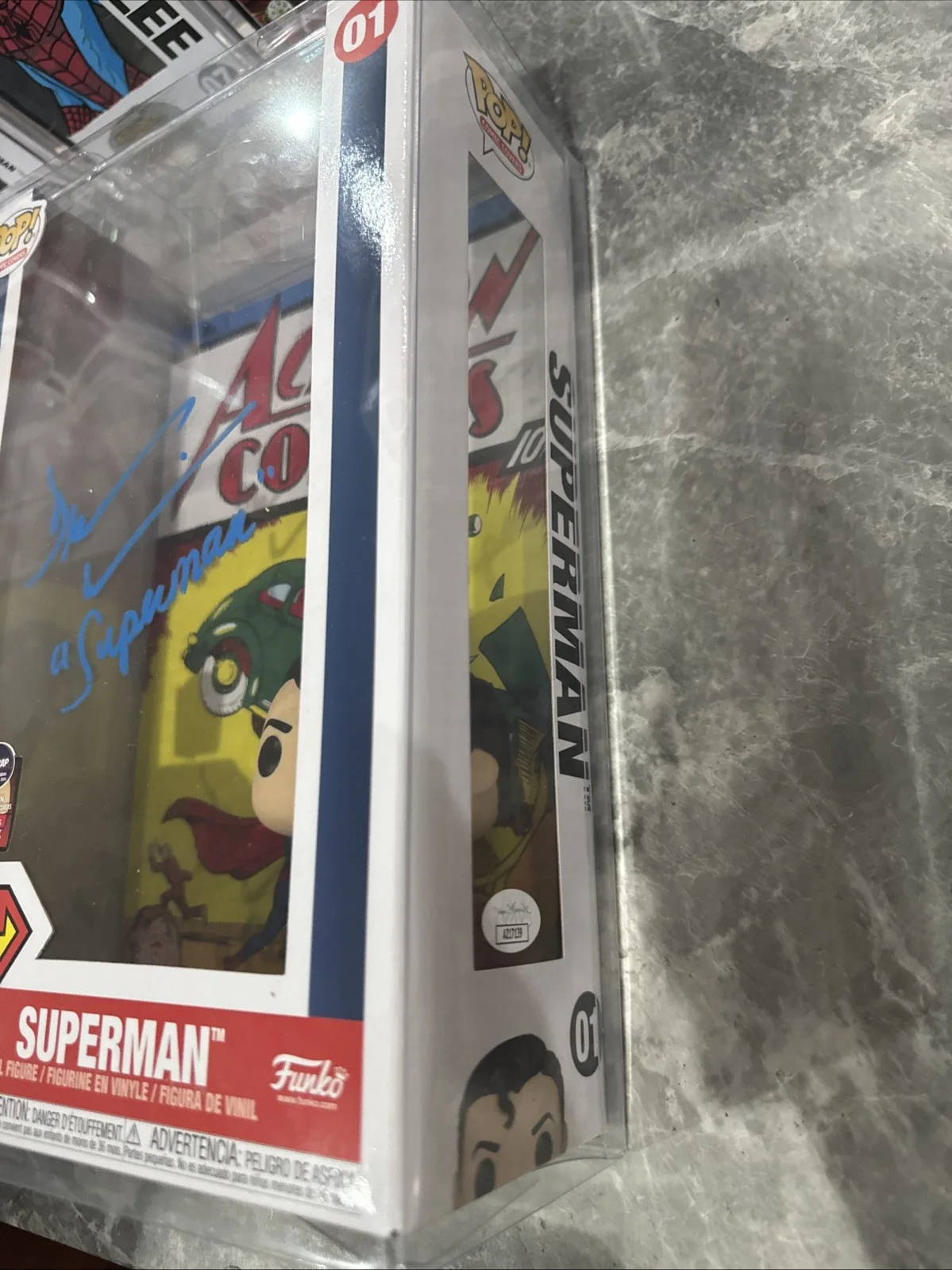 Dean Cain — Dean Cain Signed Superman Model #1 Funko Pop With “Superman” Inscription, изображение 2