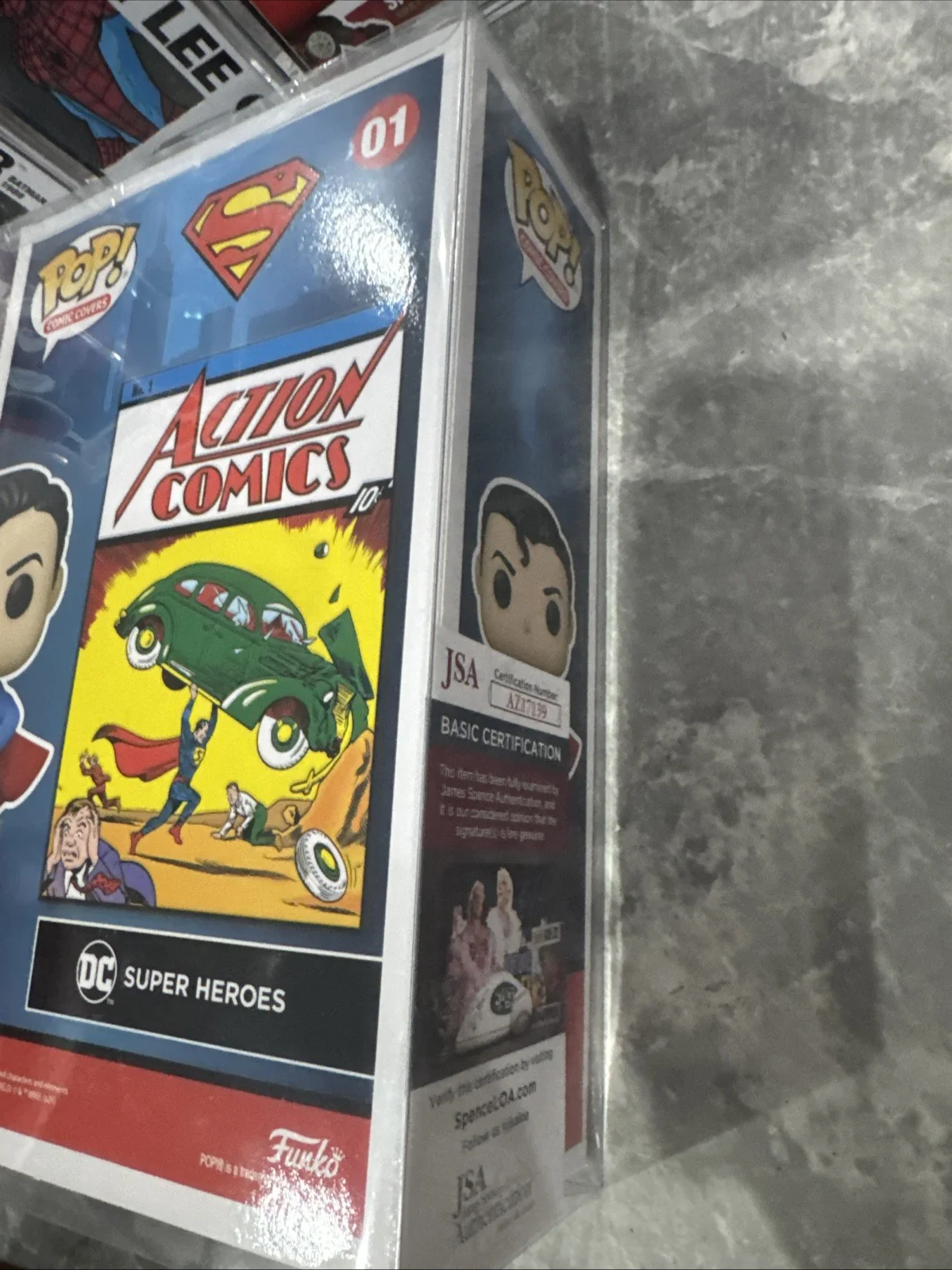 Dean Cain — Dean Cain Signed Superman Model #1 Funko Pop With “Superman” Inscription, изображение 4
