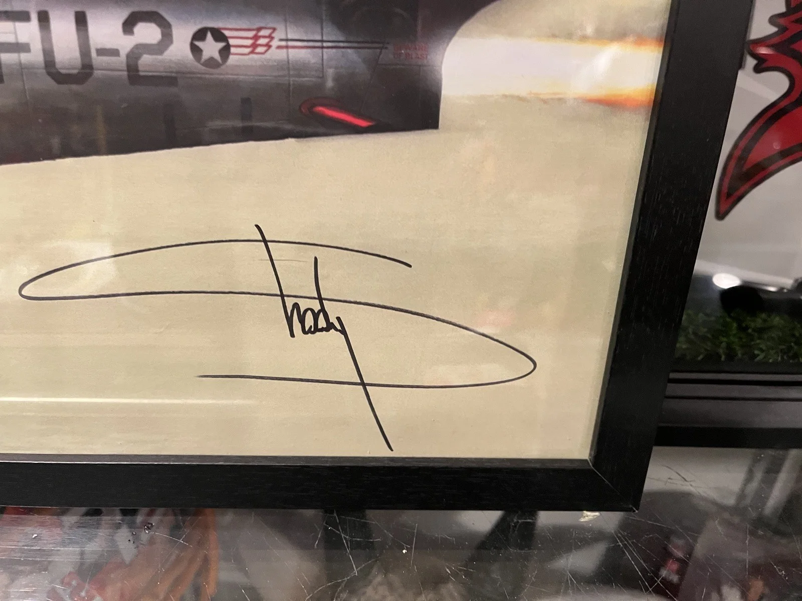 Eminem Slim Shady Autographed Kamikaze 12x24 Lithograph Framed Poster RARE, изображение 2