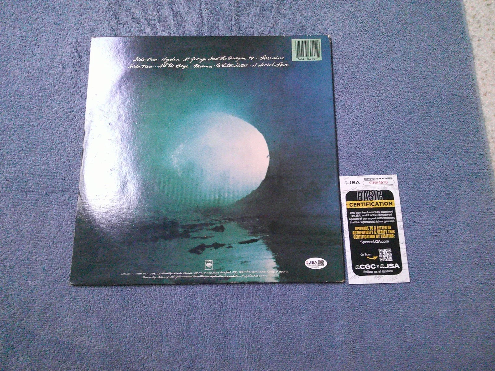 TOTO HYDRA - SIGNED - LP VINYL ALBUM JSA COA, изображение 4