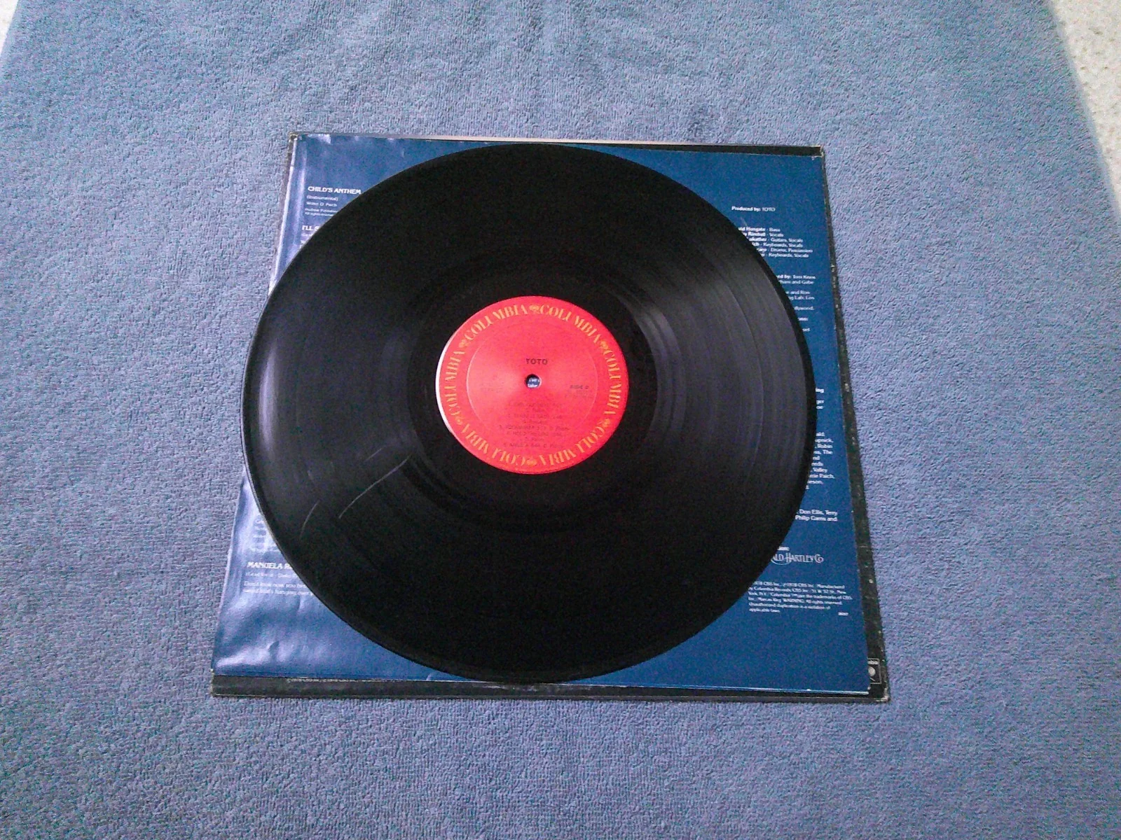 TOTO SELF TITLE - SIGNED - LP VINYL ALBUM JSA COA, изображение 3
