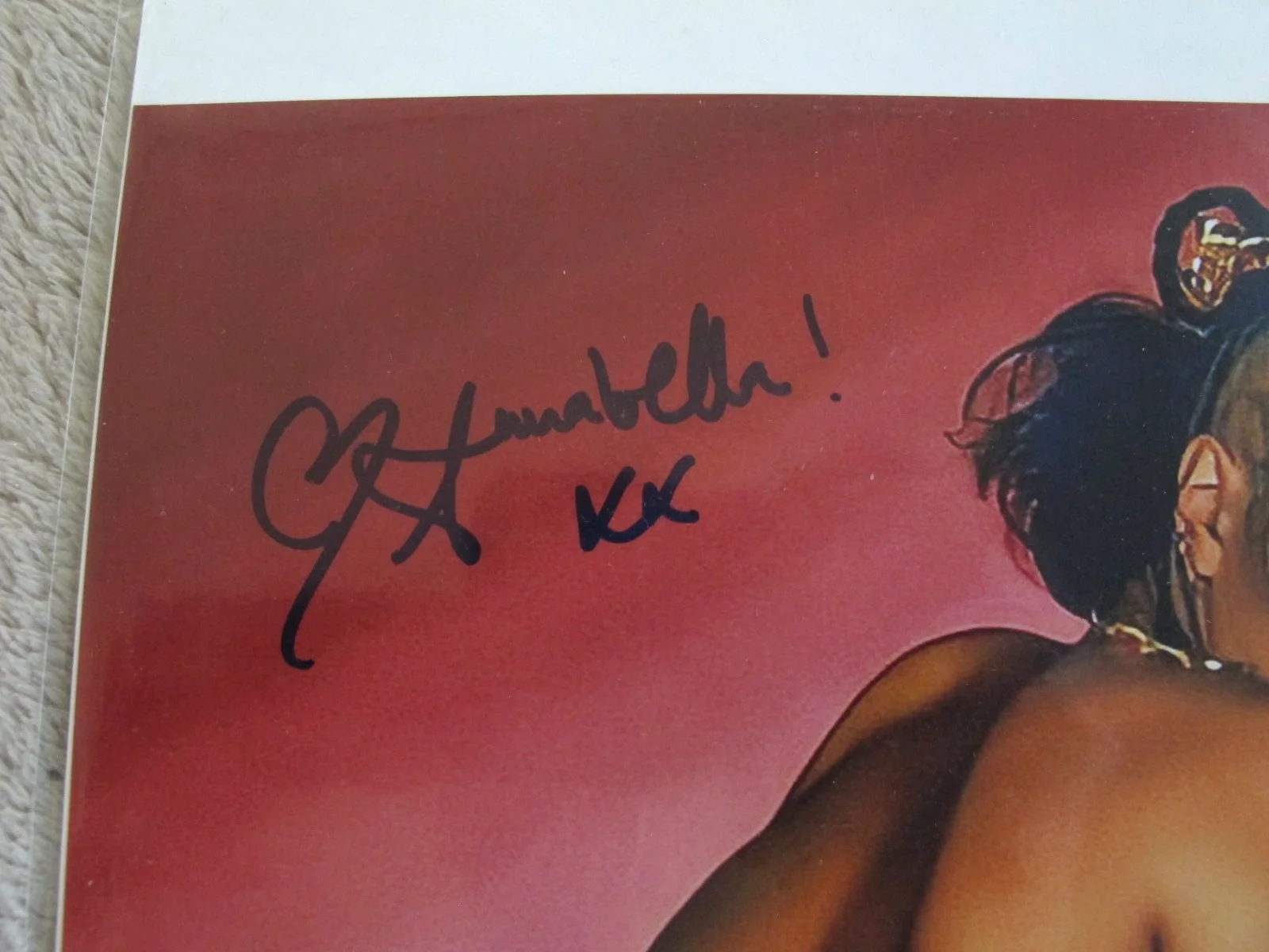 Annabella Lwin SIGNED ~ BOW WOW WOW Original Autographed 8X10 photo with COA, image 2