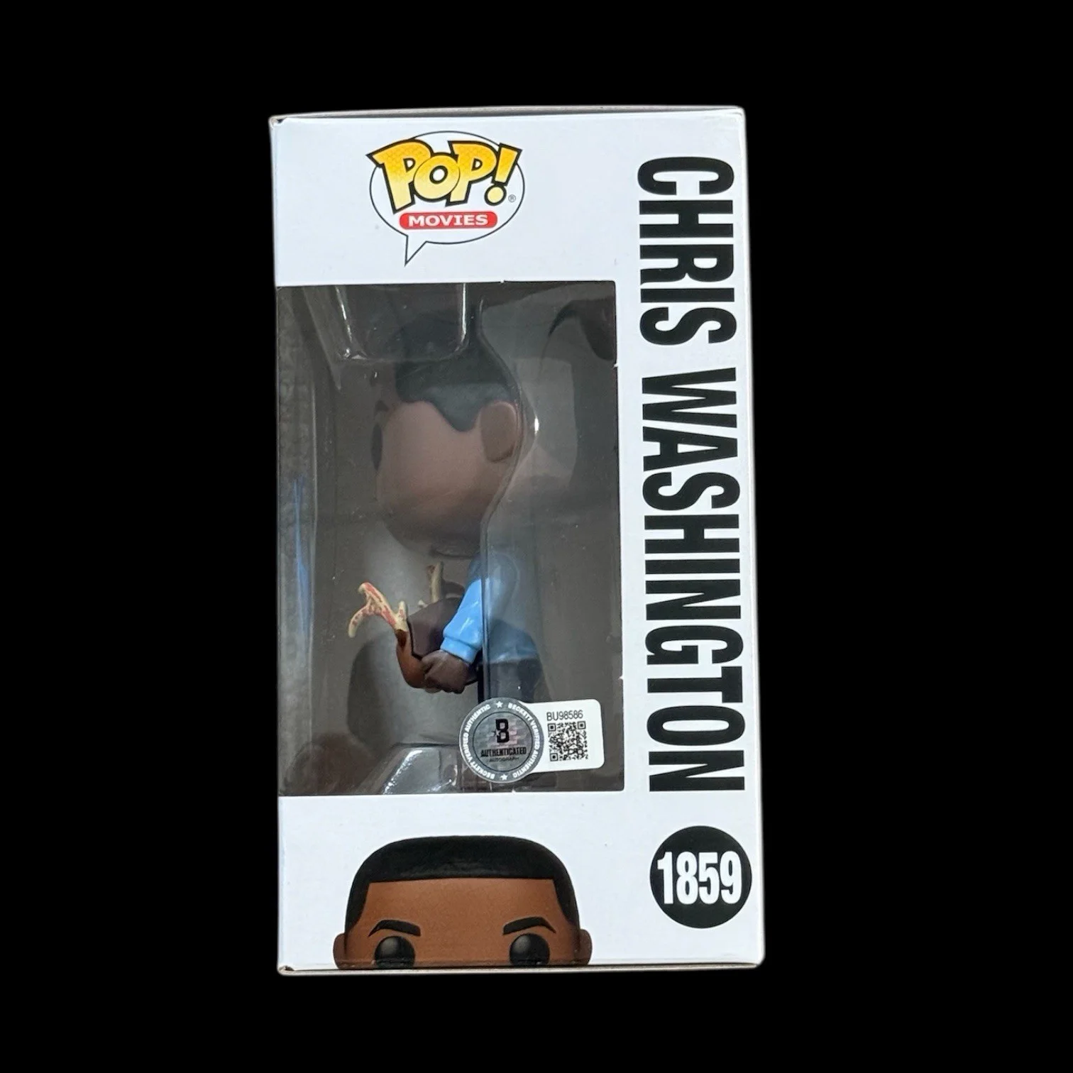 Daniel Kaluuya Signed Chris Washington Funko Pop 1859 BAS Beckett COA Autograph, изображение 2
