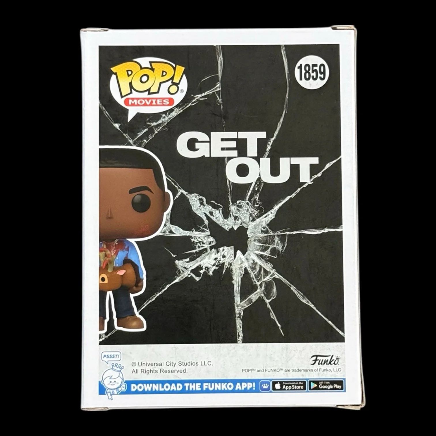 Daniel Kaluuya Signed Chris Washington Funko Pop 1859 BAS Beckett COA Autograph, изображение 3