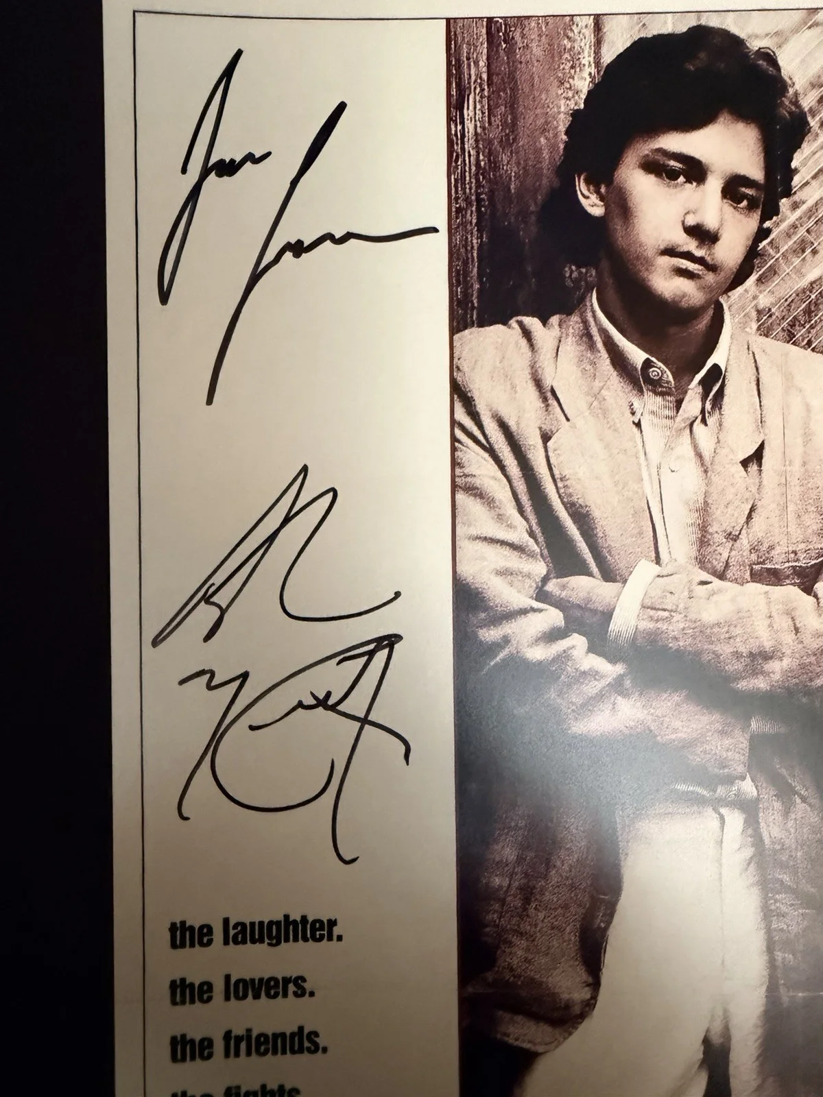 Jon Cryer Andrew Mccarthy, Molly Ringwald — Pretty in Pink Poster Cast ￼11x17 Jon Cryer Mccarthy Ringwald x2 Signed JSA, image 2