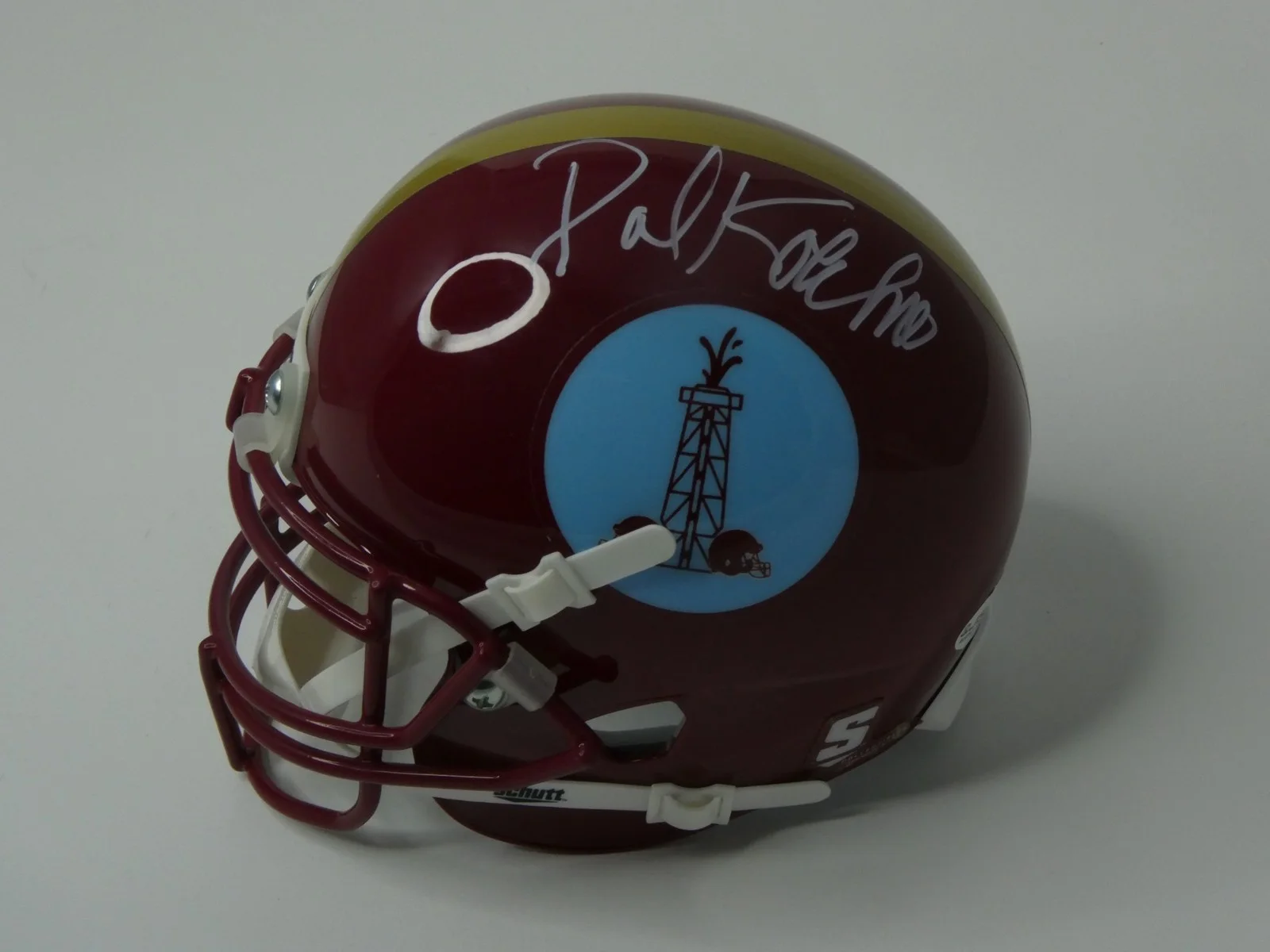 David Koechner — David Koechner Signed Schutt Mini Helmet Autographed The Comebacks JSA COA, image 2