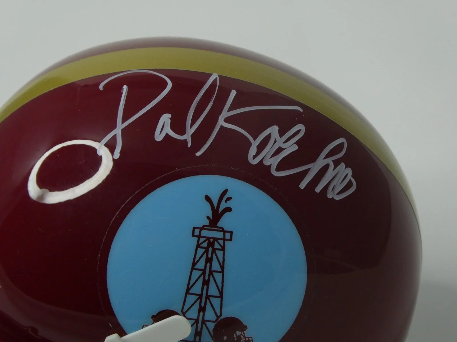David Koechner — David Koechner Signed Schutt Mini Helmet Autographed The Comebacks JSA COA, image 3