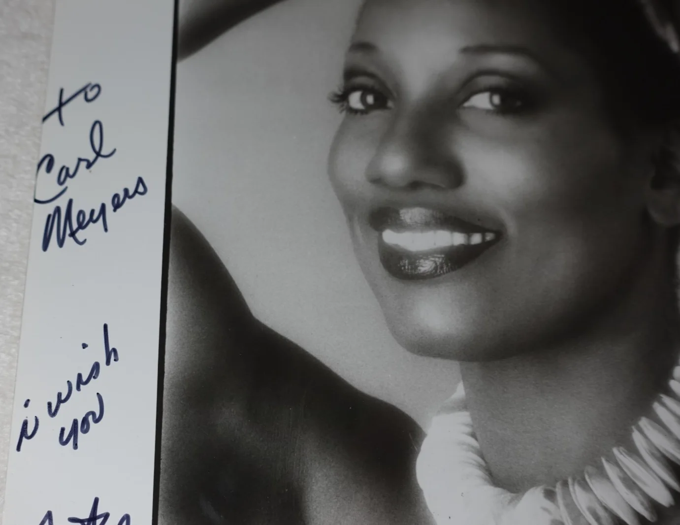Rhetta Hughes SIGNED Soul R&B Singer Original Promotional Photo, изображение 5