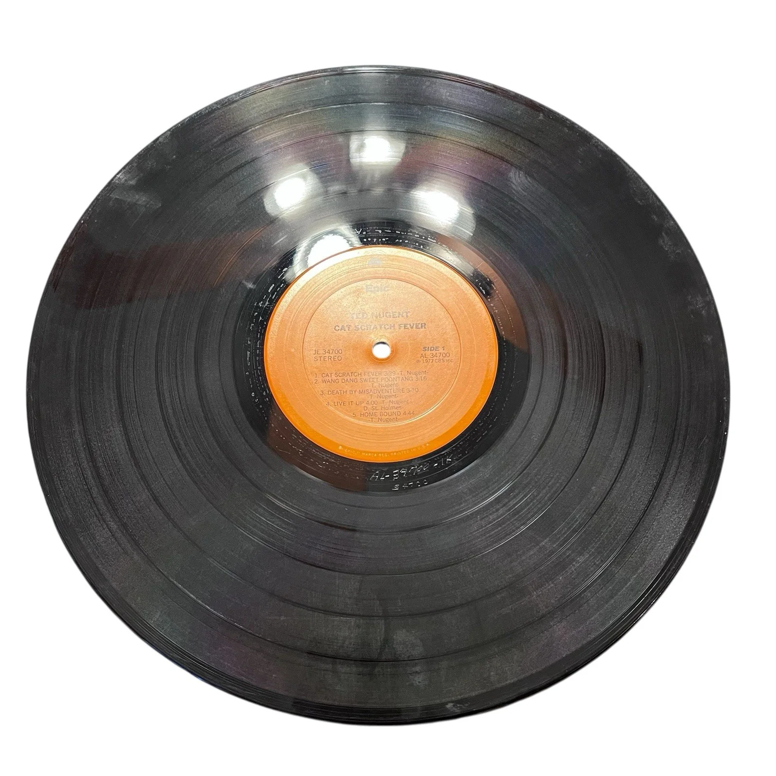 Ted Nugent Derek St. Holmes Signed Autographed Cat Scratch Fever Vinyl Album, изображение 4