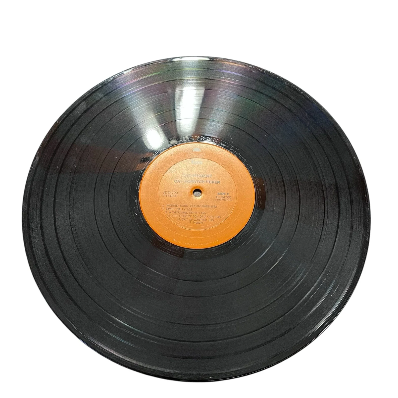 Ted Nugent Derek St. Holmes Signed Autographed Cat Scratch Fever Vinyl Album, изображение 5