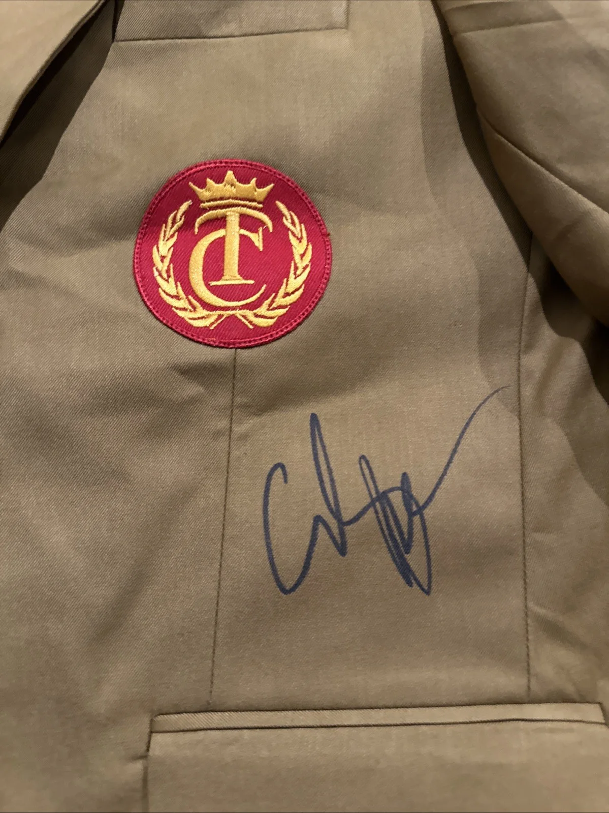 Adam Sandler — Adam Sandler Signed Autographed Happy Gilmore Gold Jacket! Psa Coa, image 2