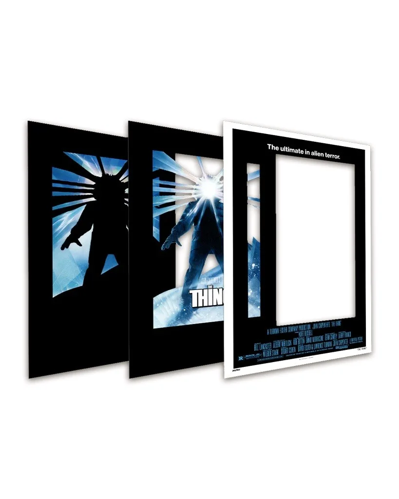 The Thing Theatrical Key-Art - Multi-Layer Acrylic Panel 7x10.5” By Drew Struzan, image 3