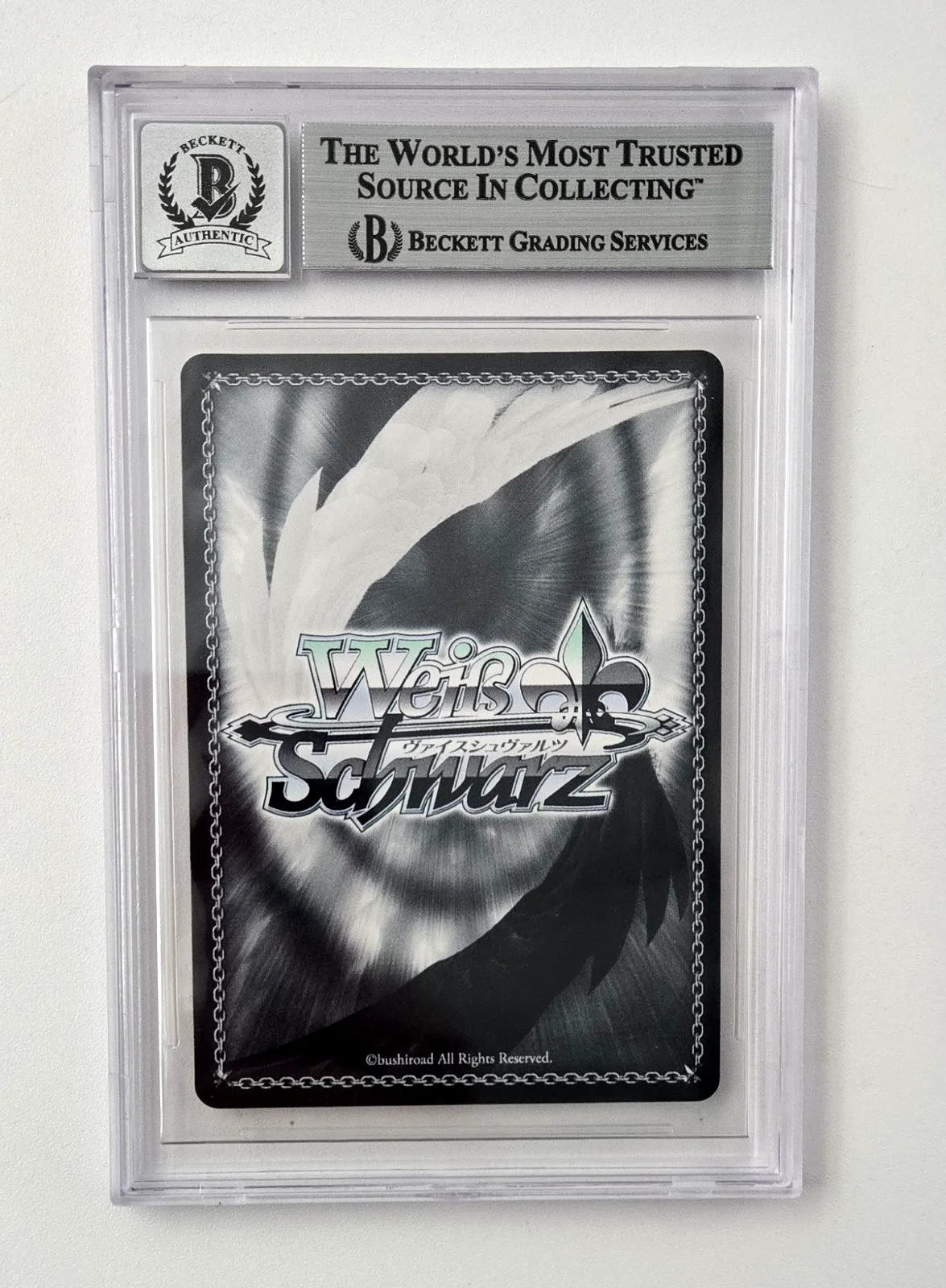 Jad Saxton — Sally Bofuri Signed Card Jad Saxton I Dont Want Slab Beckett 10 Weiss Schwarz 02, изображение 2