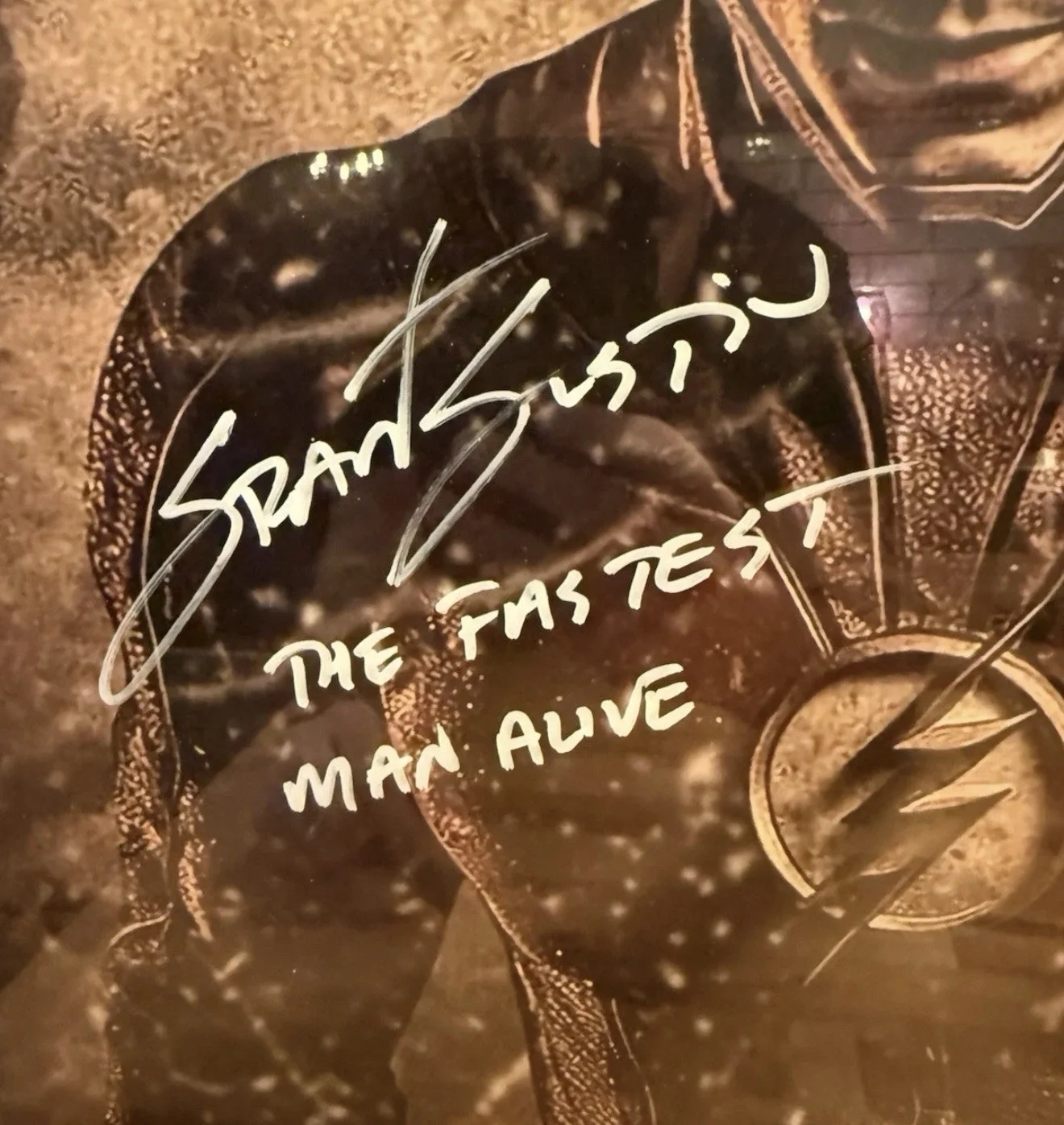Grant Gustin The Flash Autographed Signed 16X20 Marvel, image 3