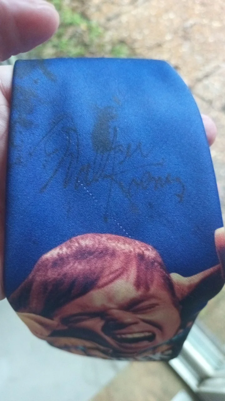 Walter Koenig — Walter Koenig (Mr. Chekov) Signed "Tholian Web/Mirror, Mirror" Neck Tie, image 4