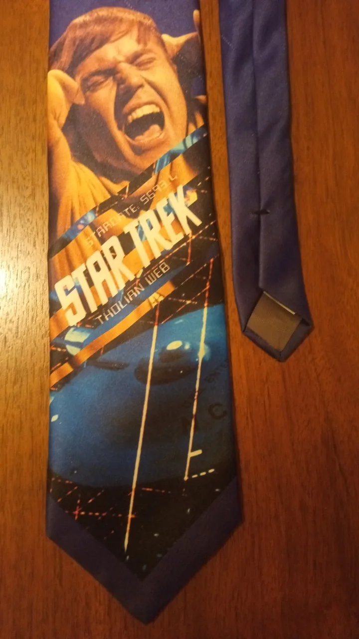 Walter Koenig — Walter Koenig (Mr. Chekov) Signed "Tholian Web/Mirror, Mirror" Neck Tie, image 5