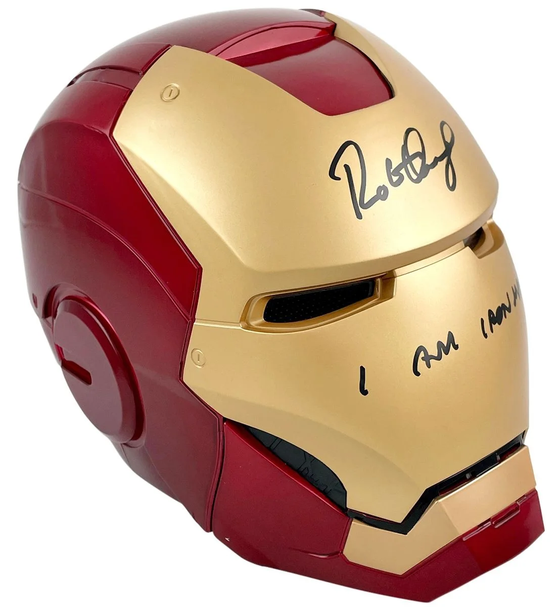 Robert Downey Jr — Robert Downey Jr Autographed Iron Man Helmet Inscribed I Am Iron Man TRISTAR, изображение 2