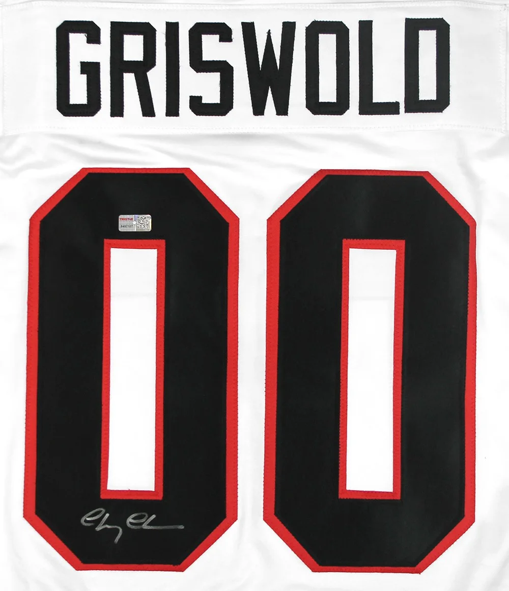 Chevy Chase — Chevy Chase Signed Autographed Christmas Vacation Clark Griswold Jersey TRISTAR, изображение 3