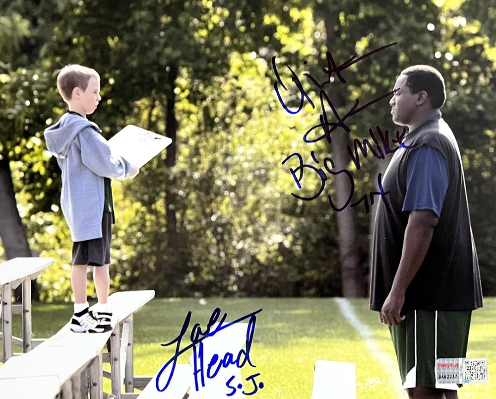 Quinton Aaron — Quinton Aaron & Jae Head Signed The Blind Side 8x10 Photo SJ, Big Mike TRISTAR