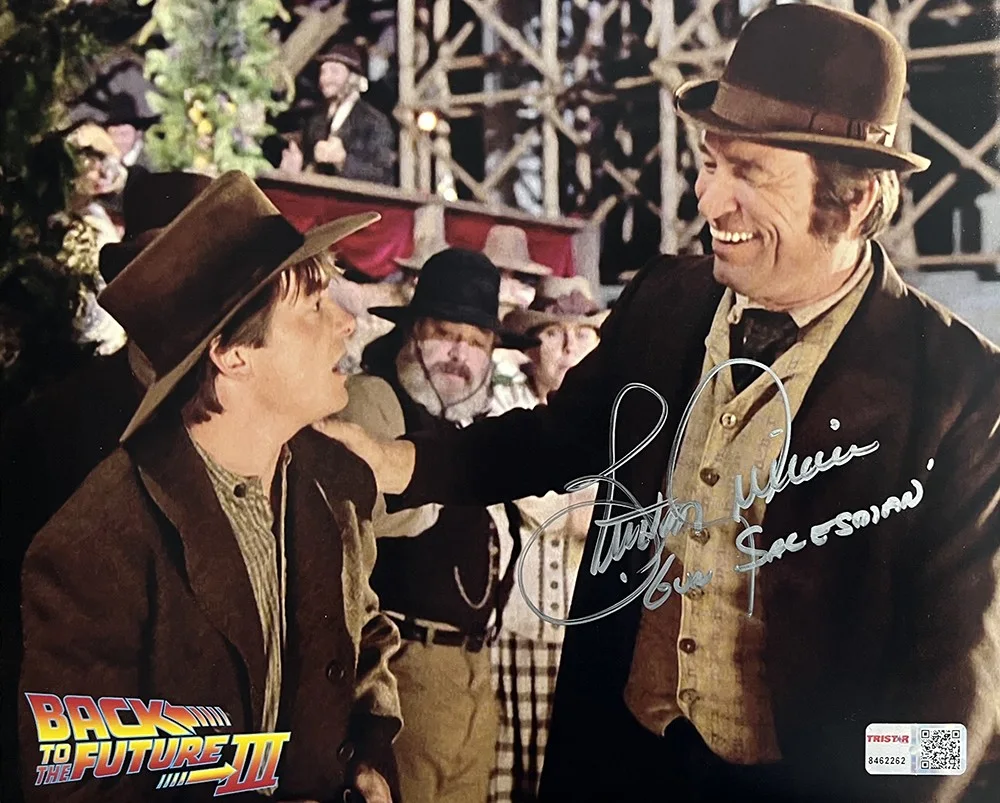 Burton Gilliam — Burton Gilliam Signed Back to the Future III 8x10 Photo Gun Salesman TRISTAR