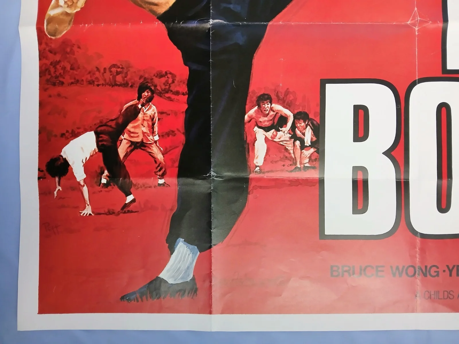 BIG BOSS 2 (1976) rare original UK quad poster in vgc - Bruceploitation Kung Fu, изображение 4