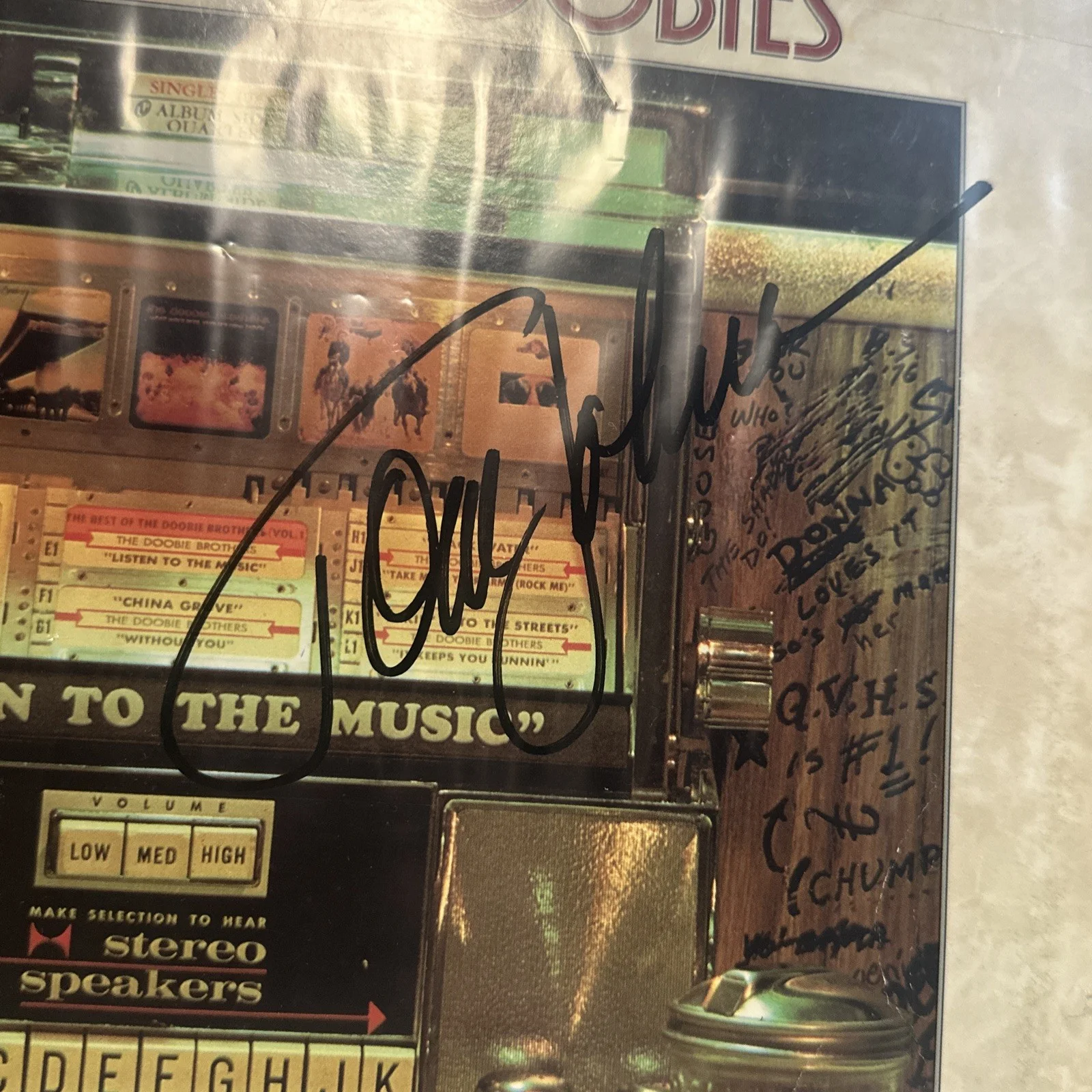 MICHAEL MCDONALD & TOM JOHNSTON SIGNED RECORD ALBUM COVER - Mint - With COA, image 3