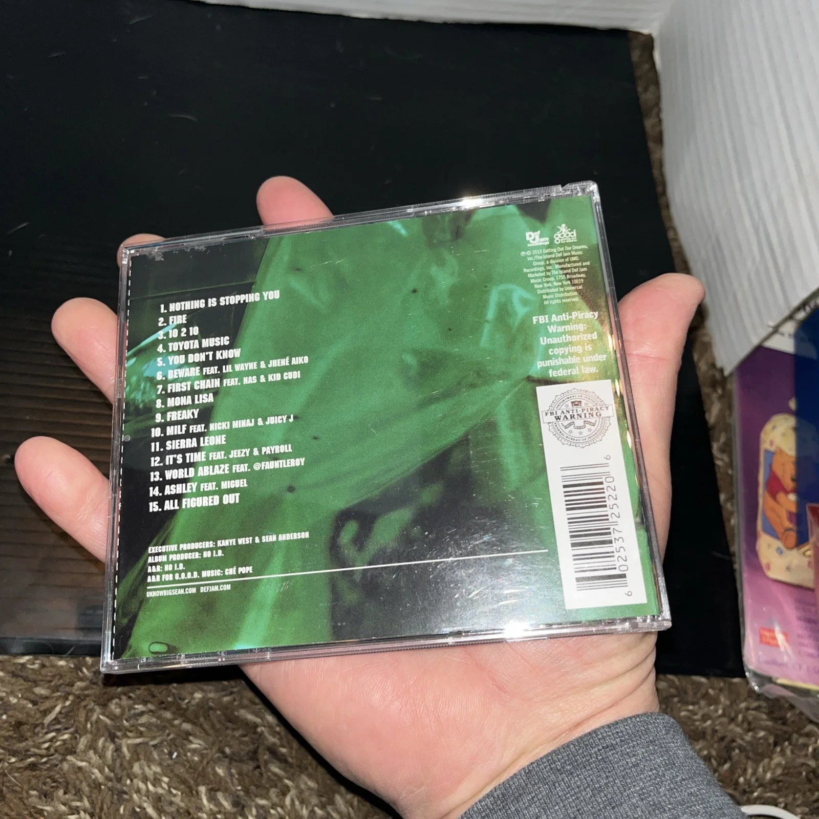Big Sean Hall Of Fame CD - Signed Pre Owned VG, изображение 3