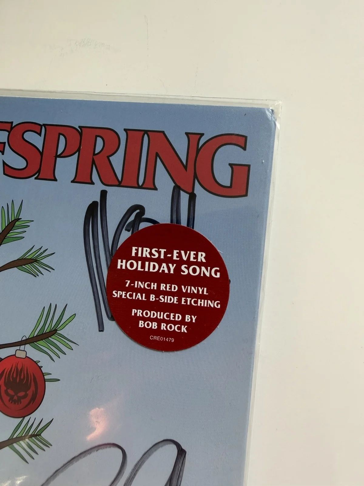 The Offspring SIGNED Christmas RED 45 Vinyl 7” AUTOGRAPHED By 4! NEW Rare, изображение 4