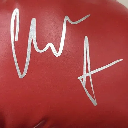 Christian Bale — Christian Bale Autograph Signed Everlast Boxing Glove The Fighter Beckett COA, image 2