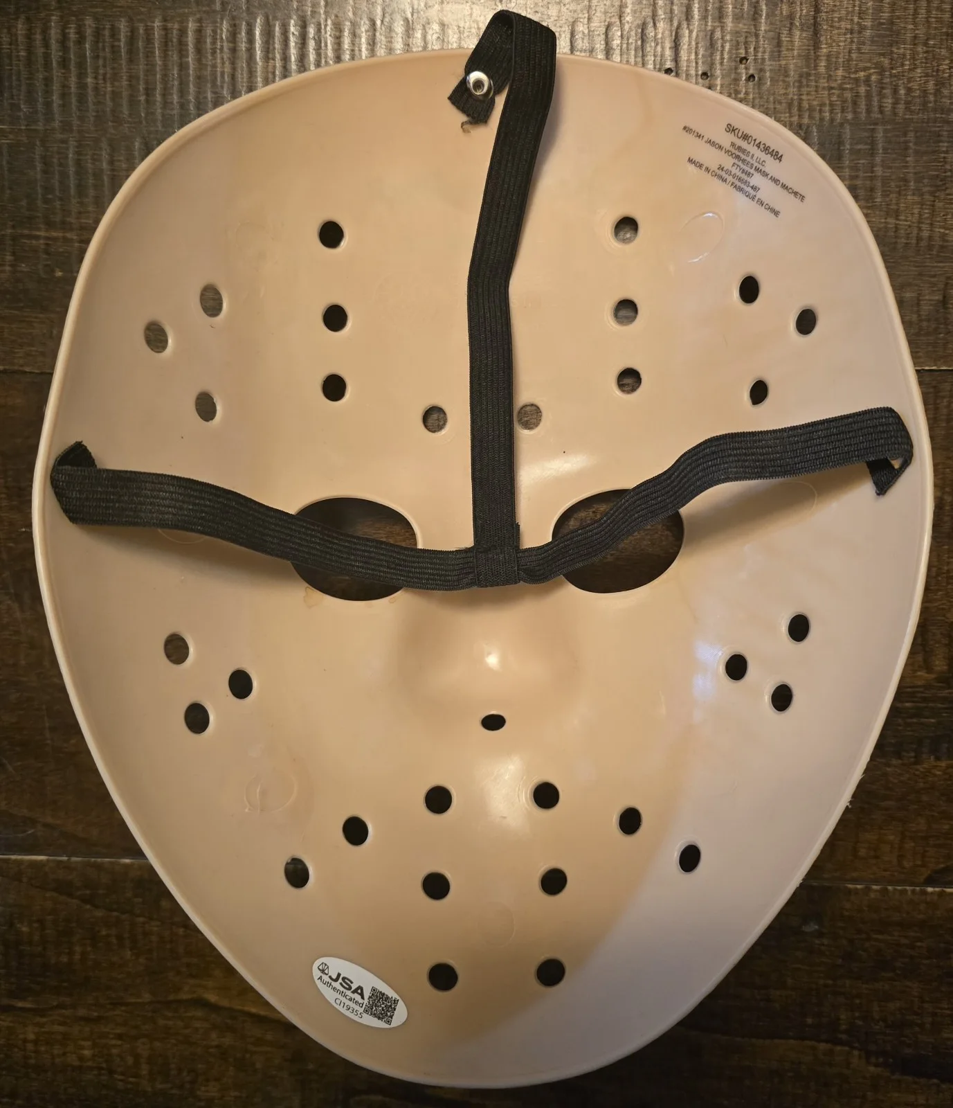 Jerry Wallace — Jerry Wallace signed Jason Friday the 13th Mask with Jason 2 inscription. Comes, image 2