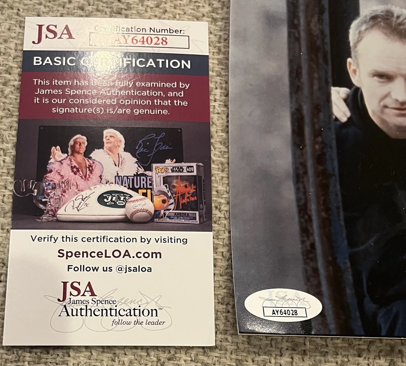 Rod Stewart & Brian Adams Signed 8x10 Photo Autograph JSA, изображение 3