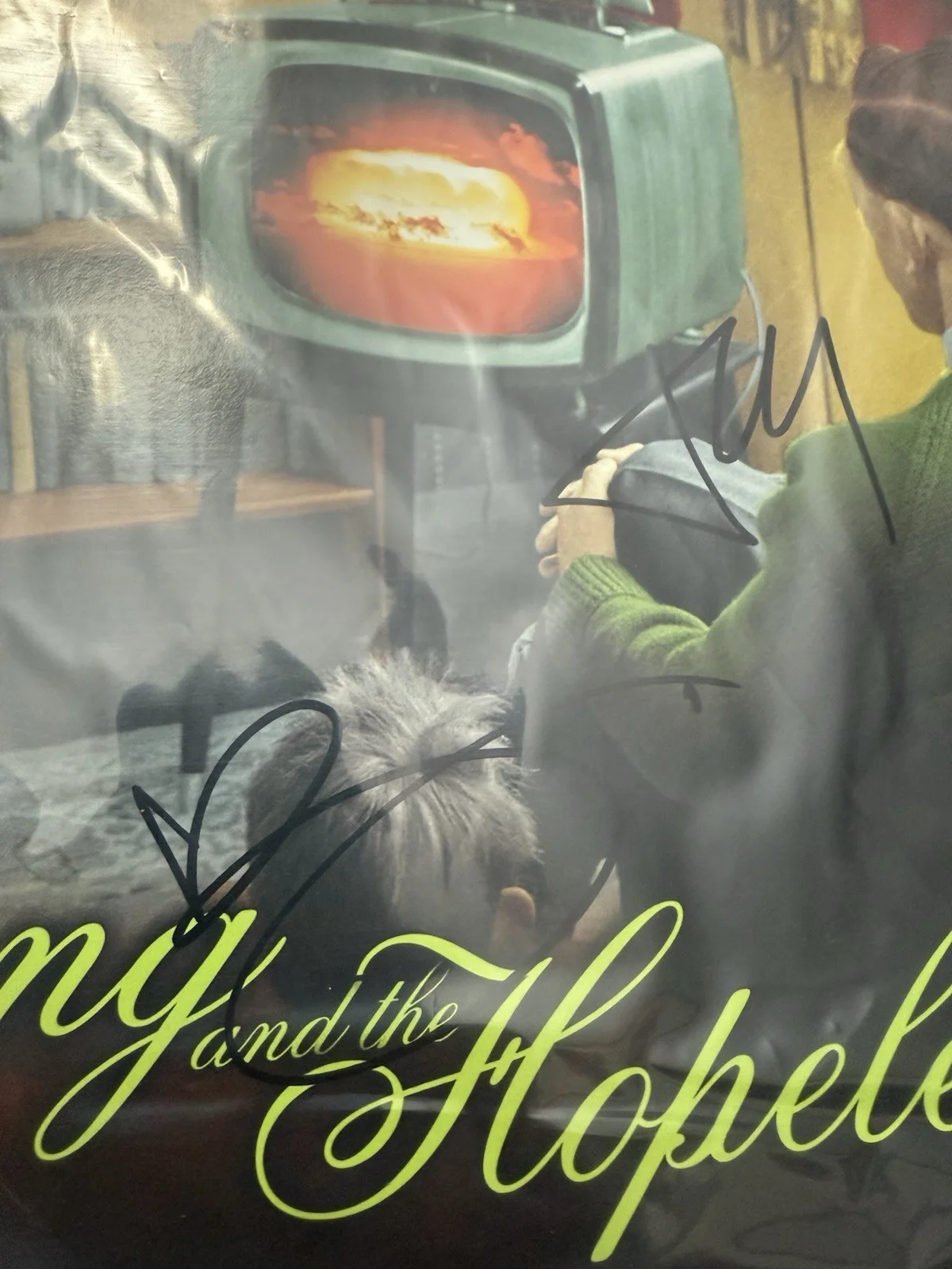 Joel Madden & Benji Madden Signed Good Charlotte Vinyl Album Cover (ACOA), изображение 2