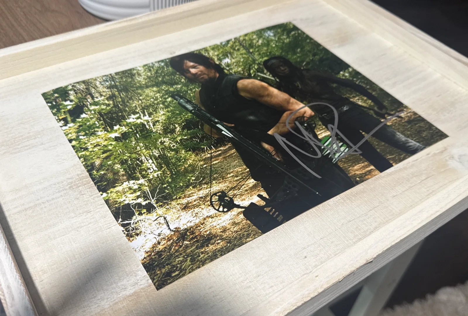 NORMAN REEDUS — Norman Reedus The Walking Dead 8x10 Hand Signed Autographed Photo Hologram COA !, image 2