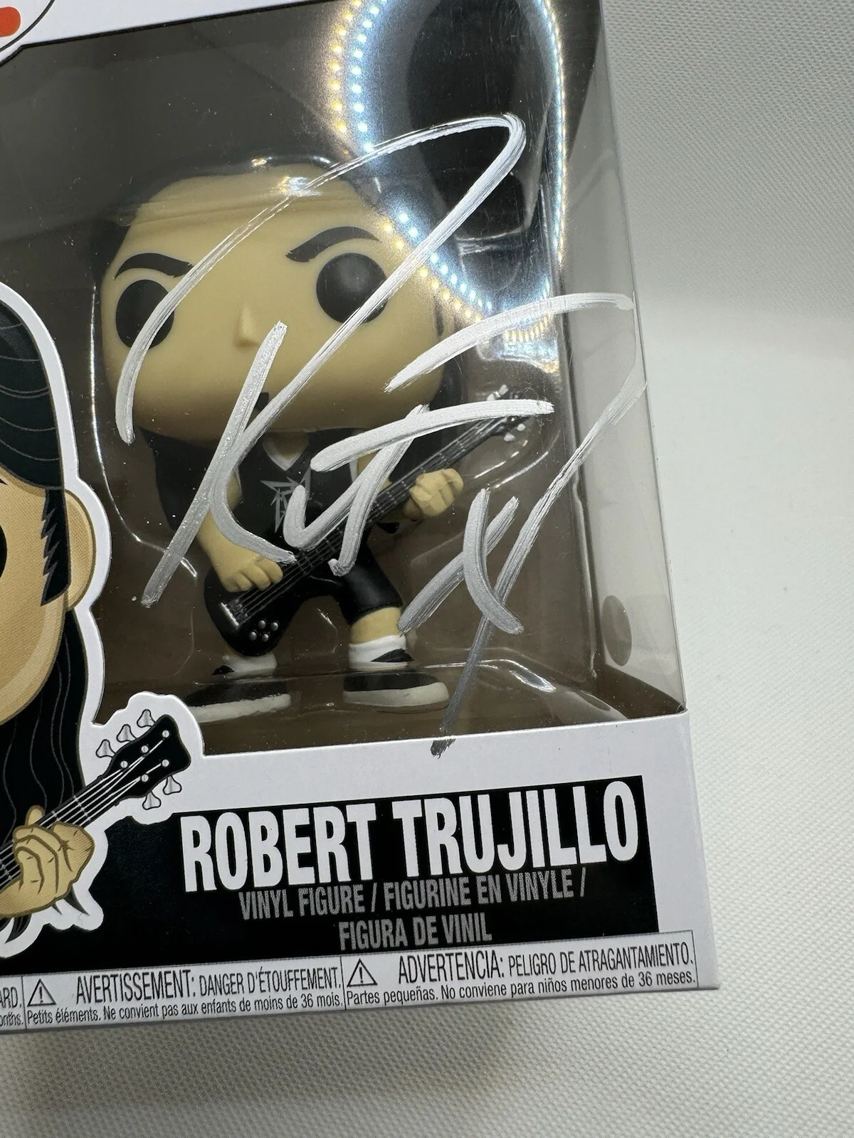 Robert Trujillo Metallica Pop Rocks 60 Signed Funko Pop Autographed JSA COA, изображение 2