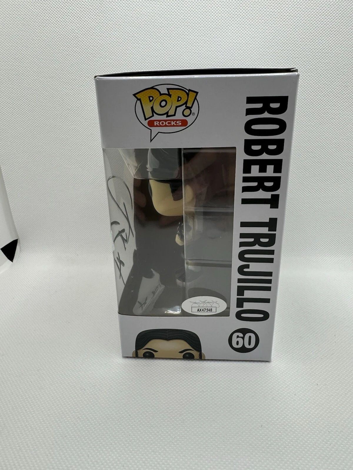 Robert Trujillo Metallica Pop Rocks 60 Signed Funko Pop Autographed JSA COA, изображение 3