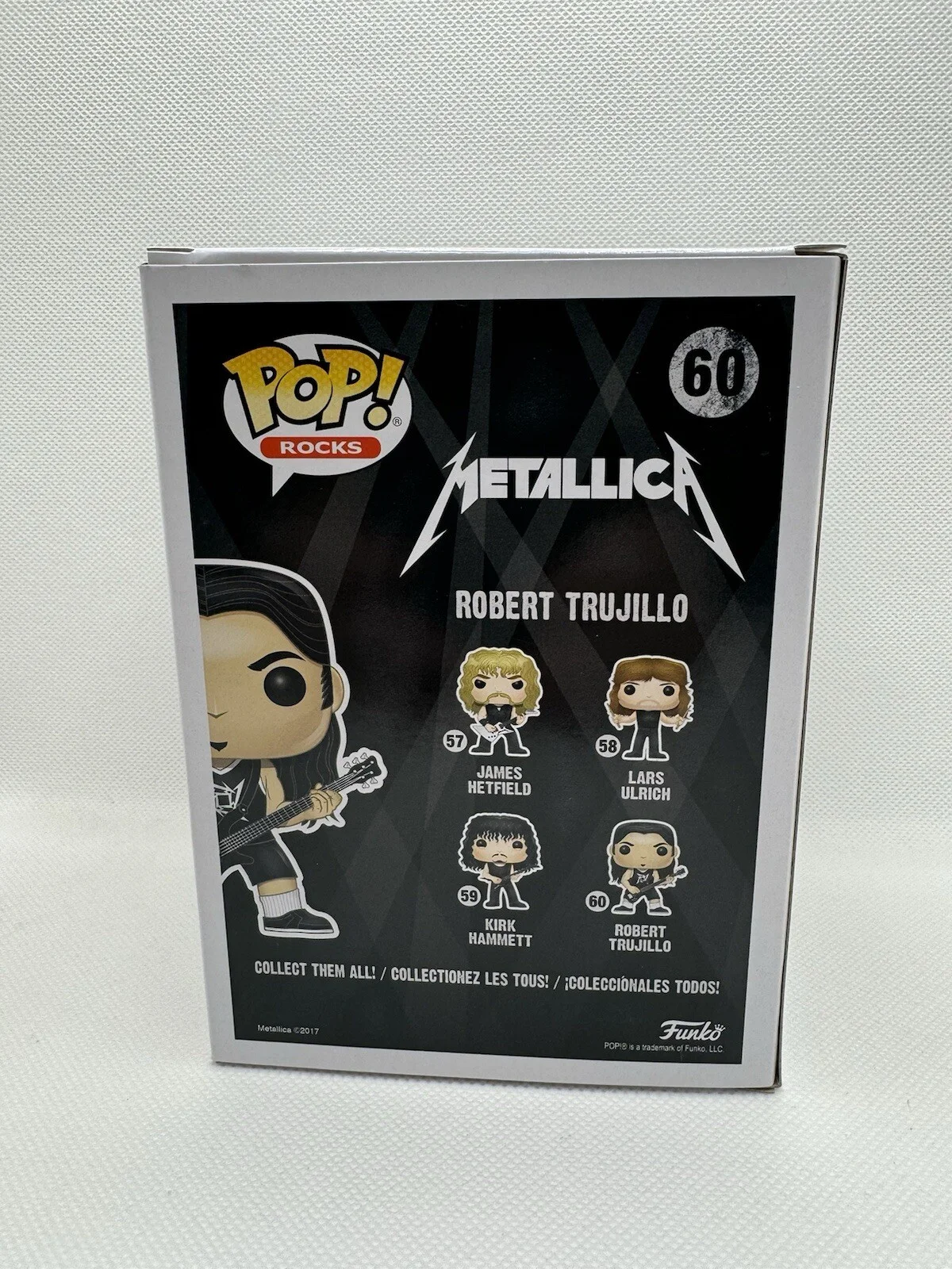 Robert Trujillo Metallica Pop Rocks 60 Signed Funko Pop Autographed JSA COA, изображение 4