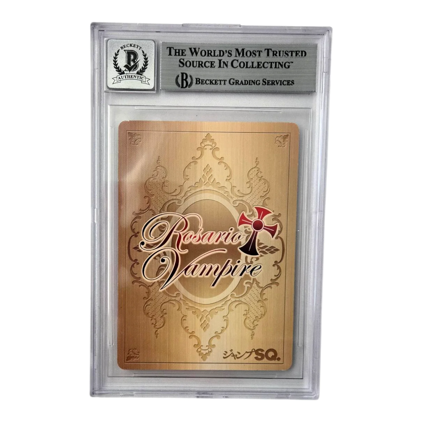 Brina Palencia — Rosario + Vampire Signed Card Brina Palencia Kurumu Kurono Slab Beckett 10 Auto, изображение 2