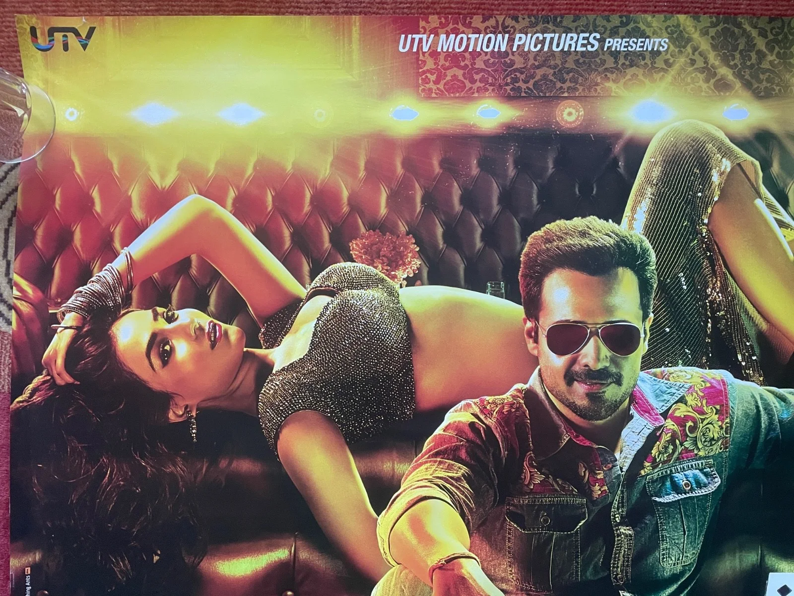 RAJA NATWARLAL (2014) Original Bollywood Quad Movie Film Poster Humaima Malik, изображение 2