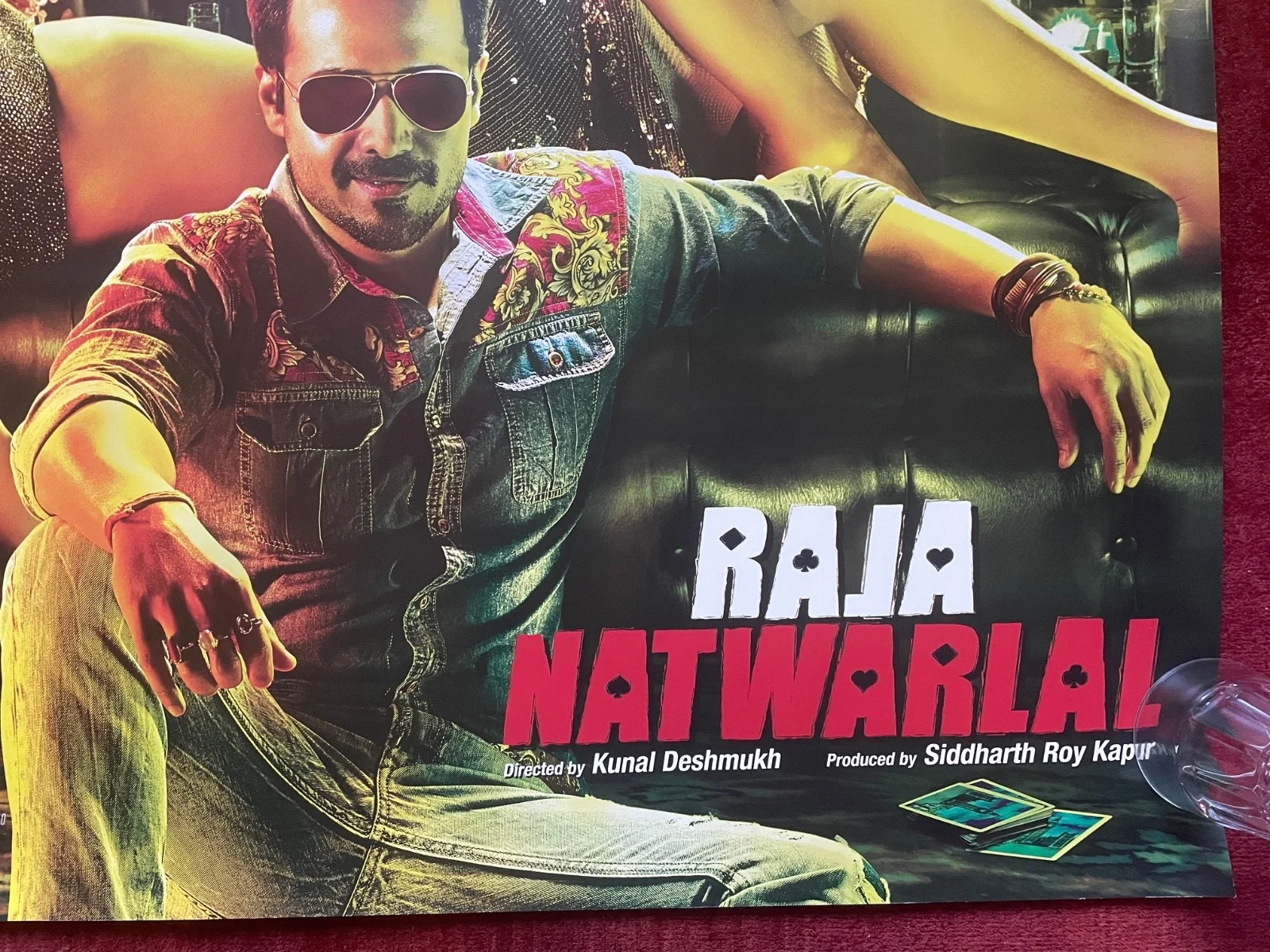 RAJA NATWARLAL (2014) Original Bollywood Quad Movie Film Poster Humaima Malik, изображение 5