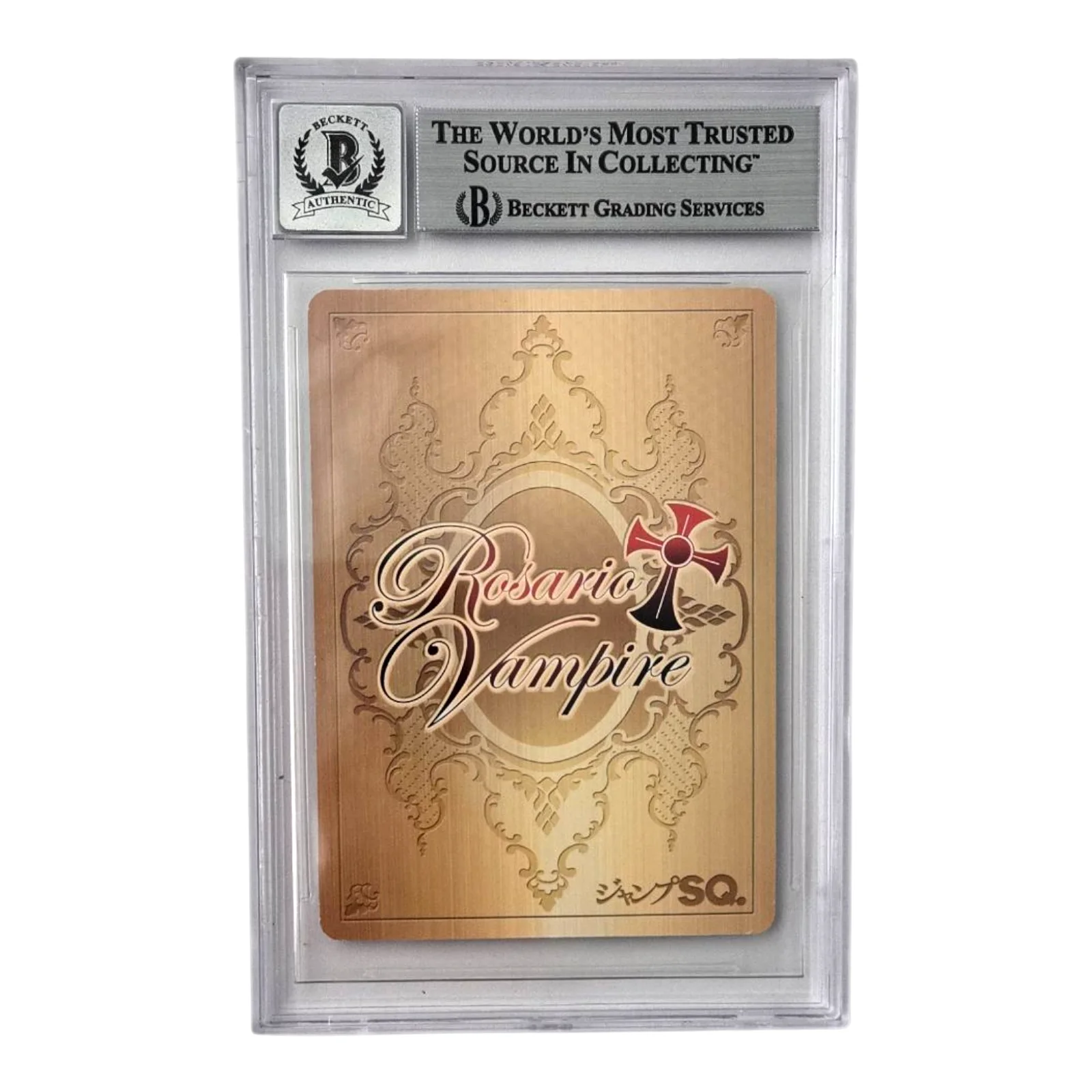 Colleen Clinkenbeard — Rosario + Vampire Signed Card Colleen Clinkenbeard Moka Slab Beckett 10 Auto, изображение 2
