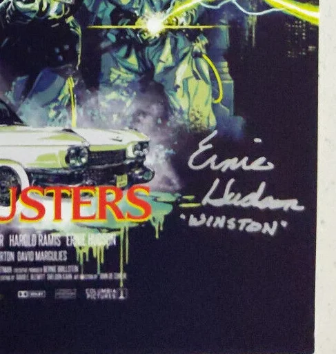 Ernie Hudson — Ernie HUDSON Signed 11x17 Photo Ghostbusters Winston Inscription BAS JSA COA D, изображение 2