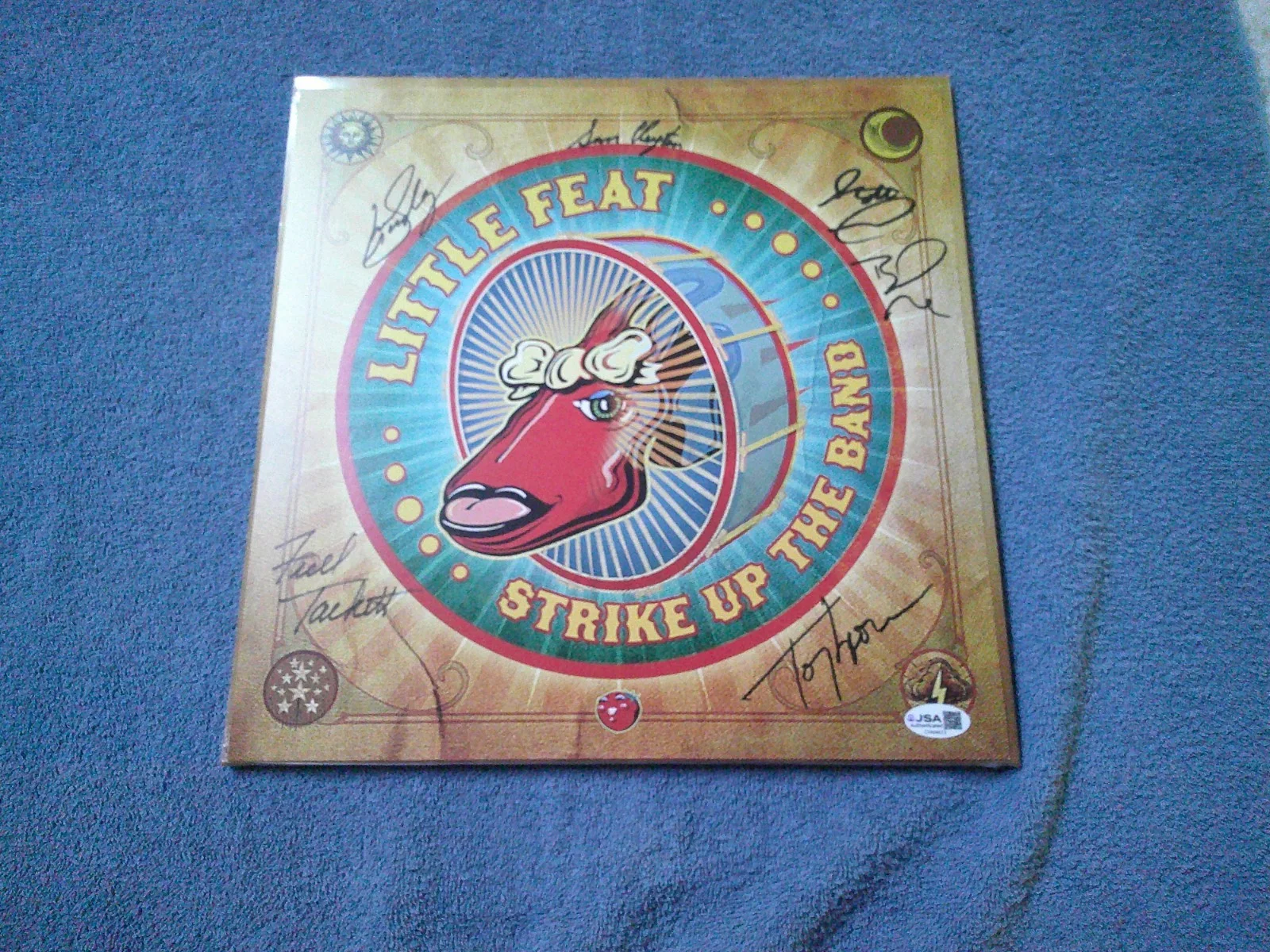 LITTLE FEAT - STRIKE UP THE BAND - INSERT - VINYL LP ALBUM JSA COA, image 4