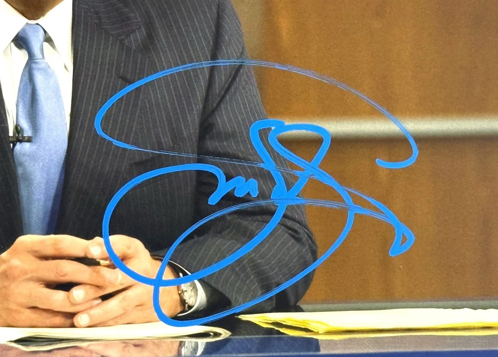 Jeff Daniels — Jeff Daniels signed Photo The Newsroom HBO tv show 8x10 beckett coa, изображение 2