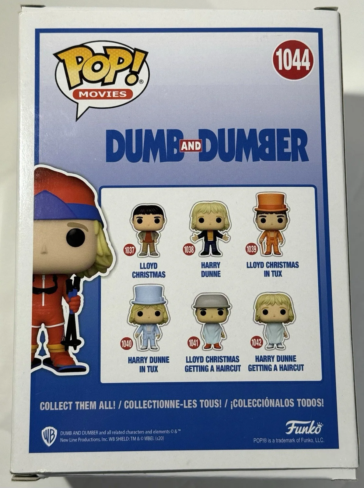 Jeff Daniels — Jeff Daniels signed Funko Pop Dumb & Dumber Ski Harry Dunne 1044 beckett coa, image 5