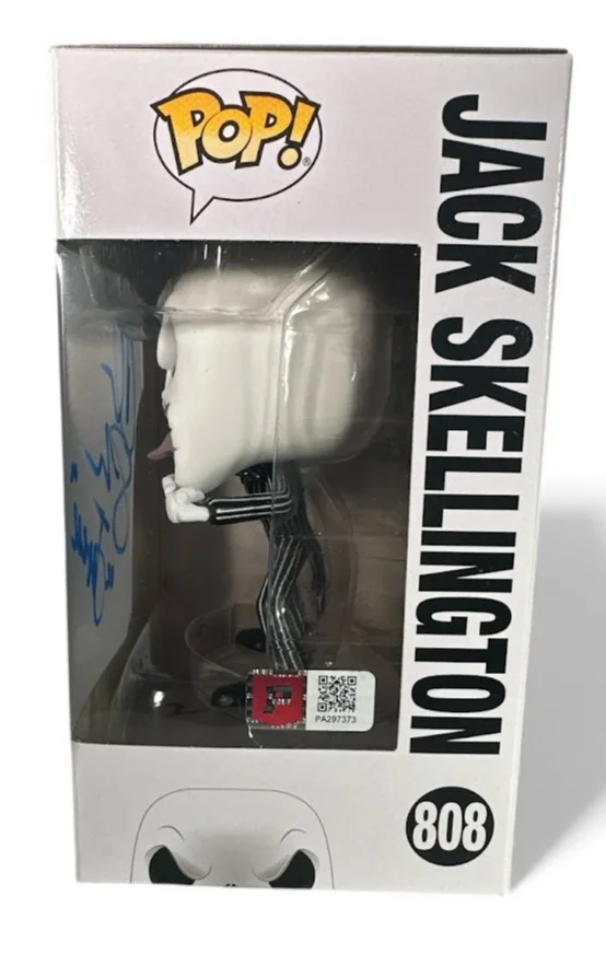 Chris Sarandon — Chris Sarandon Signed Jack Skellington Funko Pop #808 – Inscribed "Jack" (PA), изображение 2