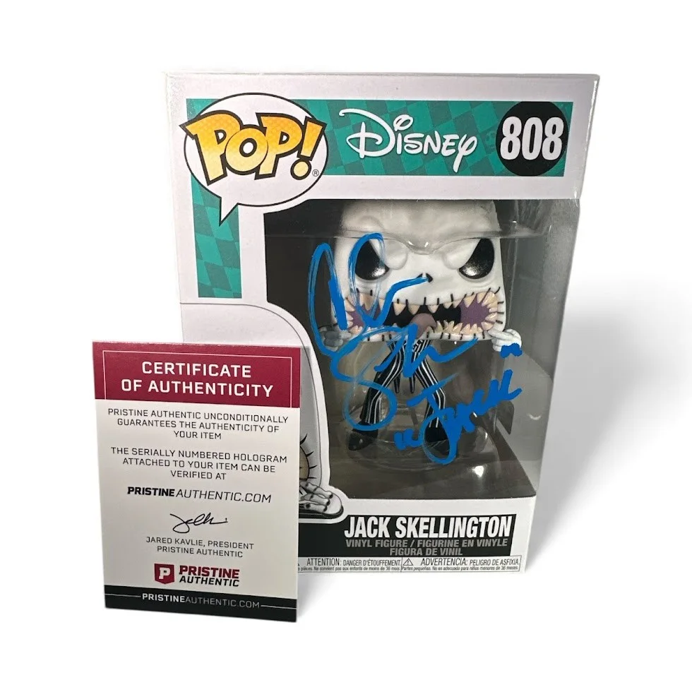 Chris Sarandon — Chris Sarandon Signed Jack Skellington Funko Pop #808 – Inscribed "Jack" (PA), изображение 3