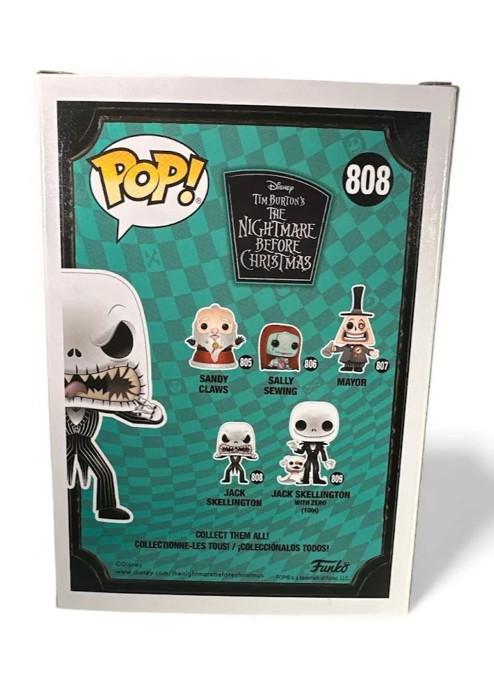 Chris Sarandon — Chris Sarandon Signed Jack Skellington Funko Pop #808 – Inscribed "Jack" (PA), изображение 4