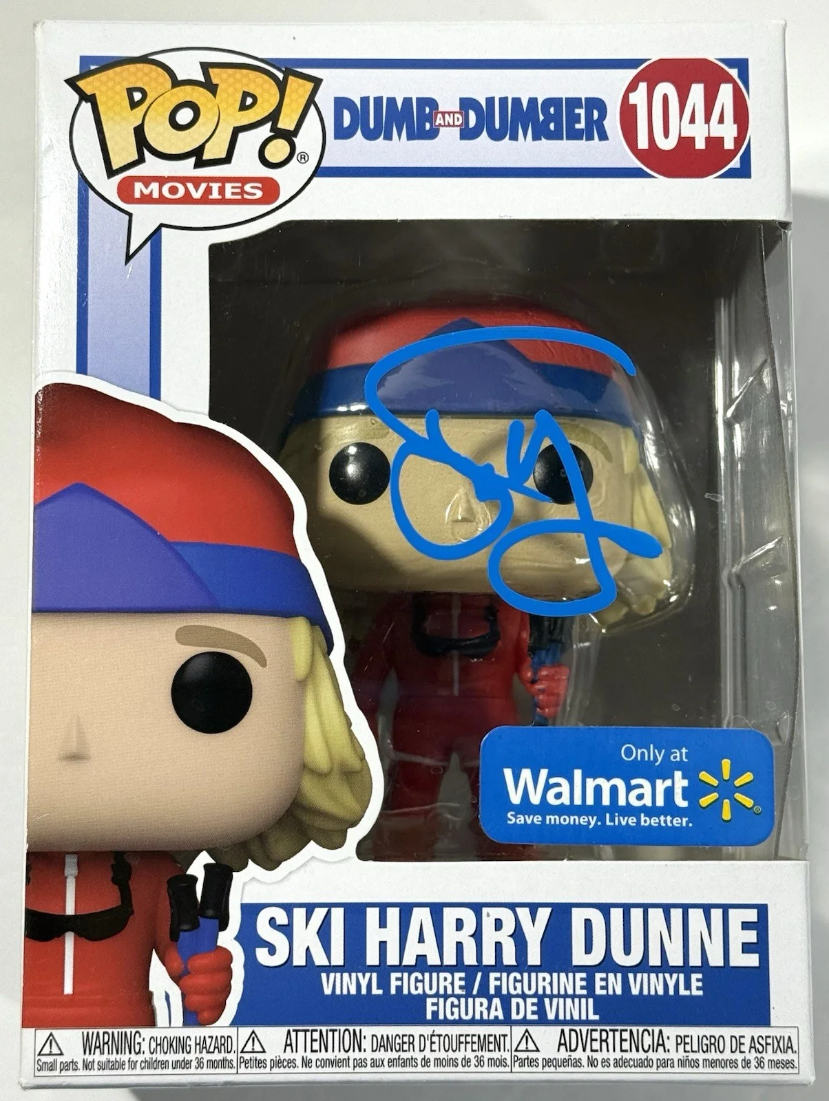 Jeff Daniels — Jeff Daniels signed Funko Pop 1044 Dumb & Dumber Ski Harry Dunne beckett coa
